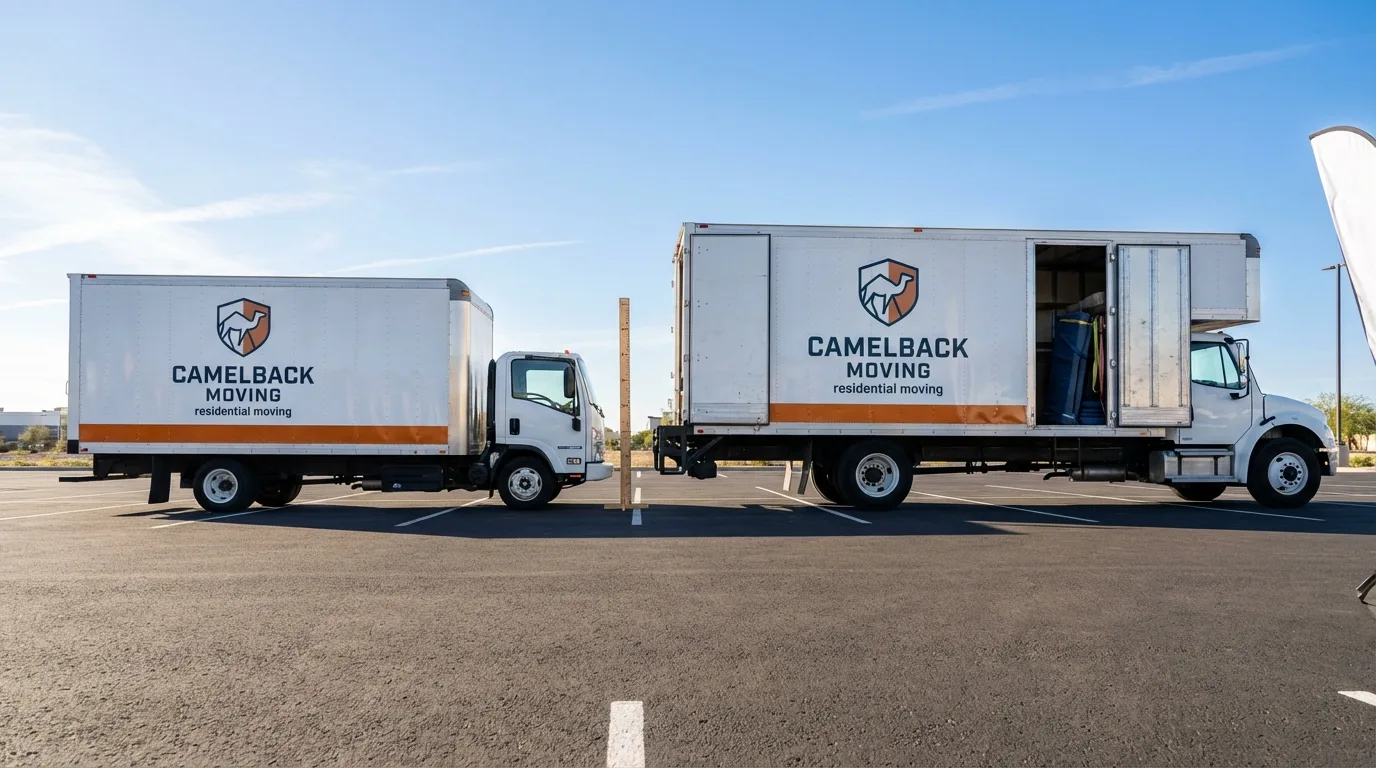 Moving truck size capacity guide in Akron